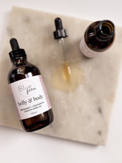 Belly & Body Pregnancy Stretch Mark Oil